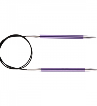 Knitting Pins: Circular: Fixed: Zing: 60cm x 7.00mm