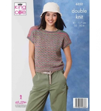 King Cole Knitting Pattern 6352