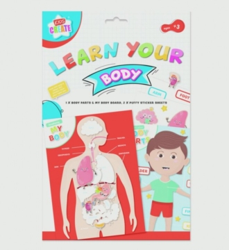 Kids Create Learn Your Body Workbook