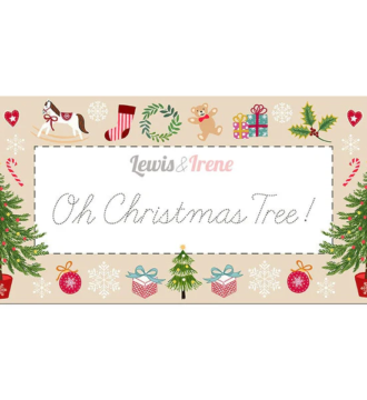 Lewis & Irene Oh Christmas Tree Collection SOLD BY THE METRE