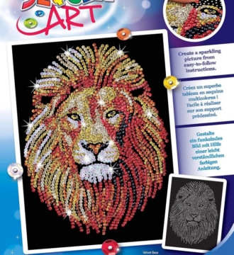 Sequin Art - Lion