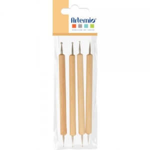 Artemio Set Of 4 Double Tipped Embossing Tools