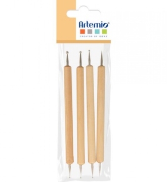 Artemio Set Of 4 Double Tipped Embossing Tools