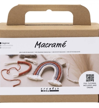 Macrame Mini Craft Kit - Rainbow