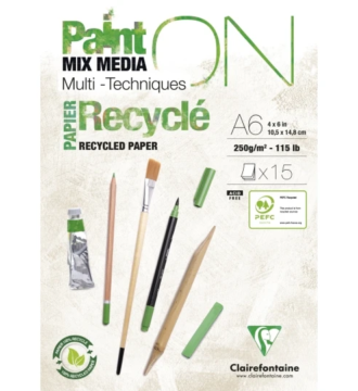Clairefontaine Painton Glued Pad A6