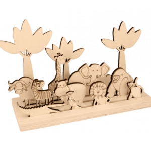 Artemio Wooden Safari Landscape