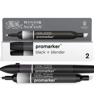 Winsor & Newton Promarker Black & Blender
