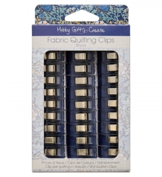 Fabric Quilting Clips - 30pk