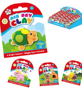 Kids Create Air Dry Clay 4 Colours