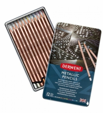 Derwent Metallic Pencil Set