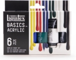 Liquitex Basics Acrylic 6pc Set 22ml Tubes