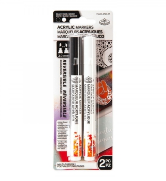 Royal & Langnickel Reversiblke Acrylic Markers 2 Pack