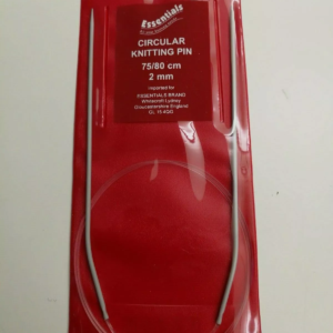 Essentials Circular Knitting Needle 80cm x 2mm
