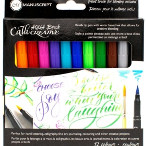 Manuscript  Callicreative Aqua Brush Markers Pk 12