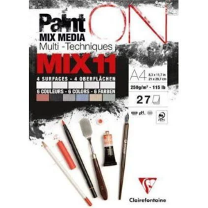 Clairefontaine Paint Mix Media Paper Block