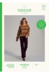 Sirdar Loveful 100% Recycled Acrylic DK Yarn Sweater Pattern 10765