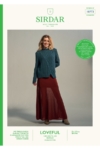 Sirdar Loveful 100% Recycledb DK Yarn Sweater Pattern 10773