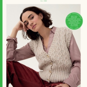 Sirdar Loveful 100% Recycled Knitted Vest  Tweed Blend DK Yarn