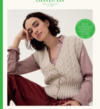Sirdar Loveful 100% Recycled Knitted Vest  Tweed Blend DK Yarn