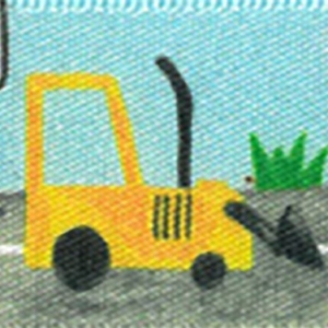 Childrens Toy Car Ribbon 25mm (W) Per Metre