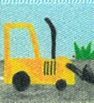 Childrens Toy Car Ribbon 25mm (W) Per Metre