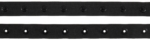 Trim: Snap Tape: Nylon: 10m x 18mm: Round: 25mm Spacing: Black - per metre