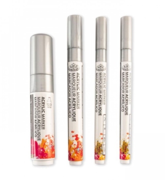 Royal & Langnickel Acrylic Markers 4 Pack