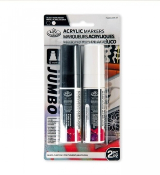 Royal & Langnickel Jumbo Acrylic Markers 2 Pack