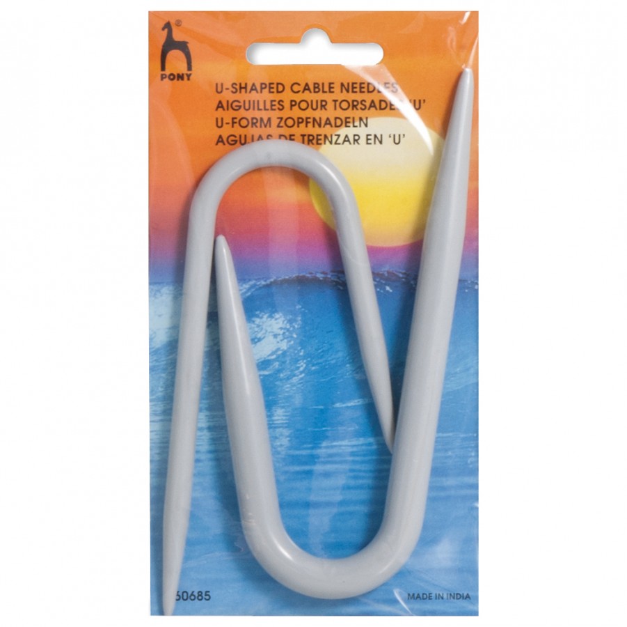 Pony U Shaped Cable Needle