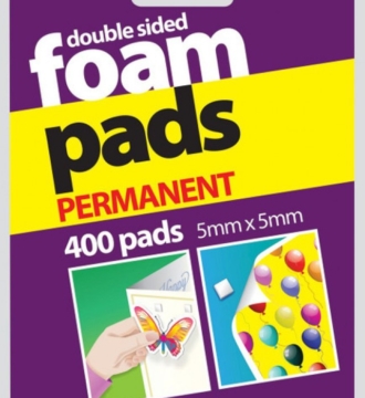 Foam Pads Double Sided Pk 400