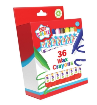 Kids Create 36 Wax Crayons