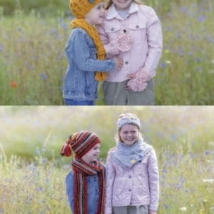Wendy Wools Hat & Scarf Patterns 7007