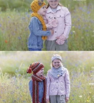 Wendy Wools Hat & Scarf Patterns 7007