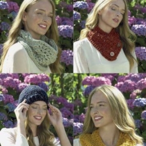 Wendy Wools Hat, Wrap & Cowl Knitting Pattern 7011