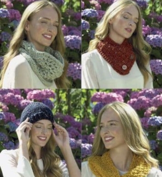 Wendy Wools Hat, Wrap & Cowl Knitting Pattern 7011