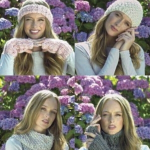 Wendy Wools Scarf, Headband,Neck & Wrist Warmers Knitting Pattern 7012