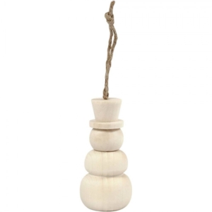Wooden Snowman