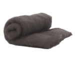 Needle Felting Natural Carded Brown Parendale Batt 50g
