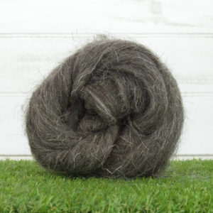 Needle Felting Natural Herwick Dark Grey Fleece 50g