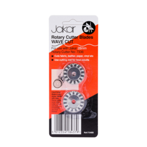Jakar Rotary Trimmer Replacement Blades 25mm - Wave Cut