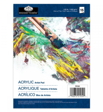 Essentials Artist Acrylic/Oil Painting Paper Pad 5" x 7"