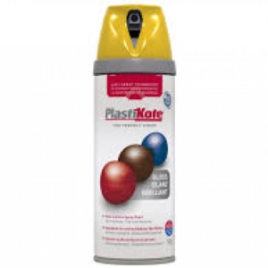 21105 plastikote gloss spray paint 400ml yellow