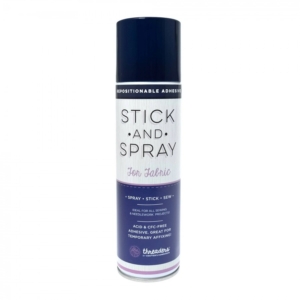 Crafters Companion Stick & Spray for fabric Temporary Adhesive 250ml