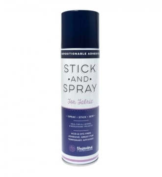 Crafters Companion Stick & Spray for fabric Temporary Adhesive 250ml