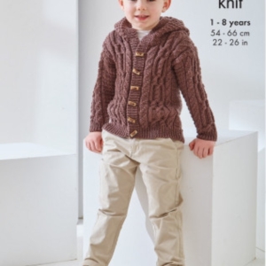 King Cole Childrens Knitting Pattern 6518