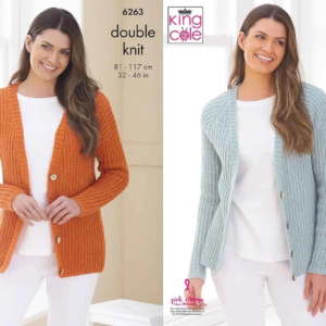 King Cole Kmnitting Pattern 6263