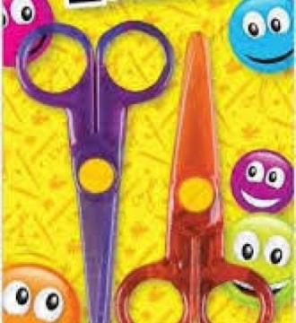 SMILES SAFETY SCISSORS 2 PACK