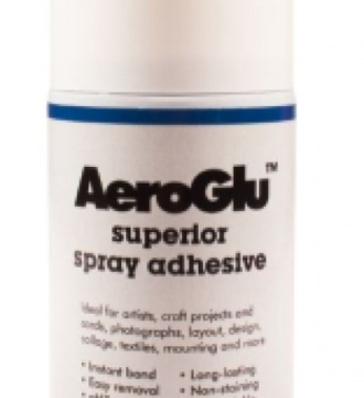 400252 AEROGLU REPOSITIONABLE SPRAY ADHESIVE 400ML