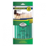 Value pack 'K'  Pk of 10 sable/camel brushes