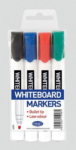 WHITE BOARD MARKERS 4 ASSORTED